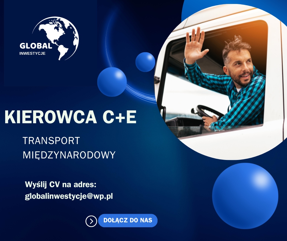 Praca. Kierowca C+E